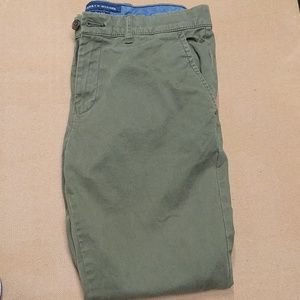 Tommy Hilfiger slim fit 32X30 olive green chinos